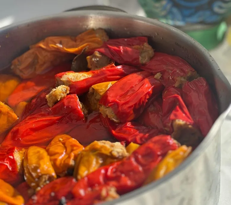 Bulgarian Stuffed Peppers
